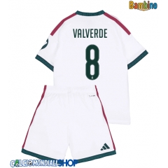 Maglie da calcio Real Madrid Federico Valverde #8 Prima Maglia Bambino 2026-27 Manica Corta + Pantaloni corti)